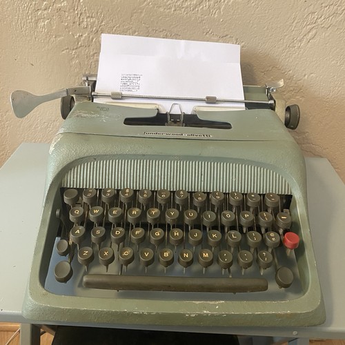 Vtg underwood olivetti - vtg., studio